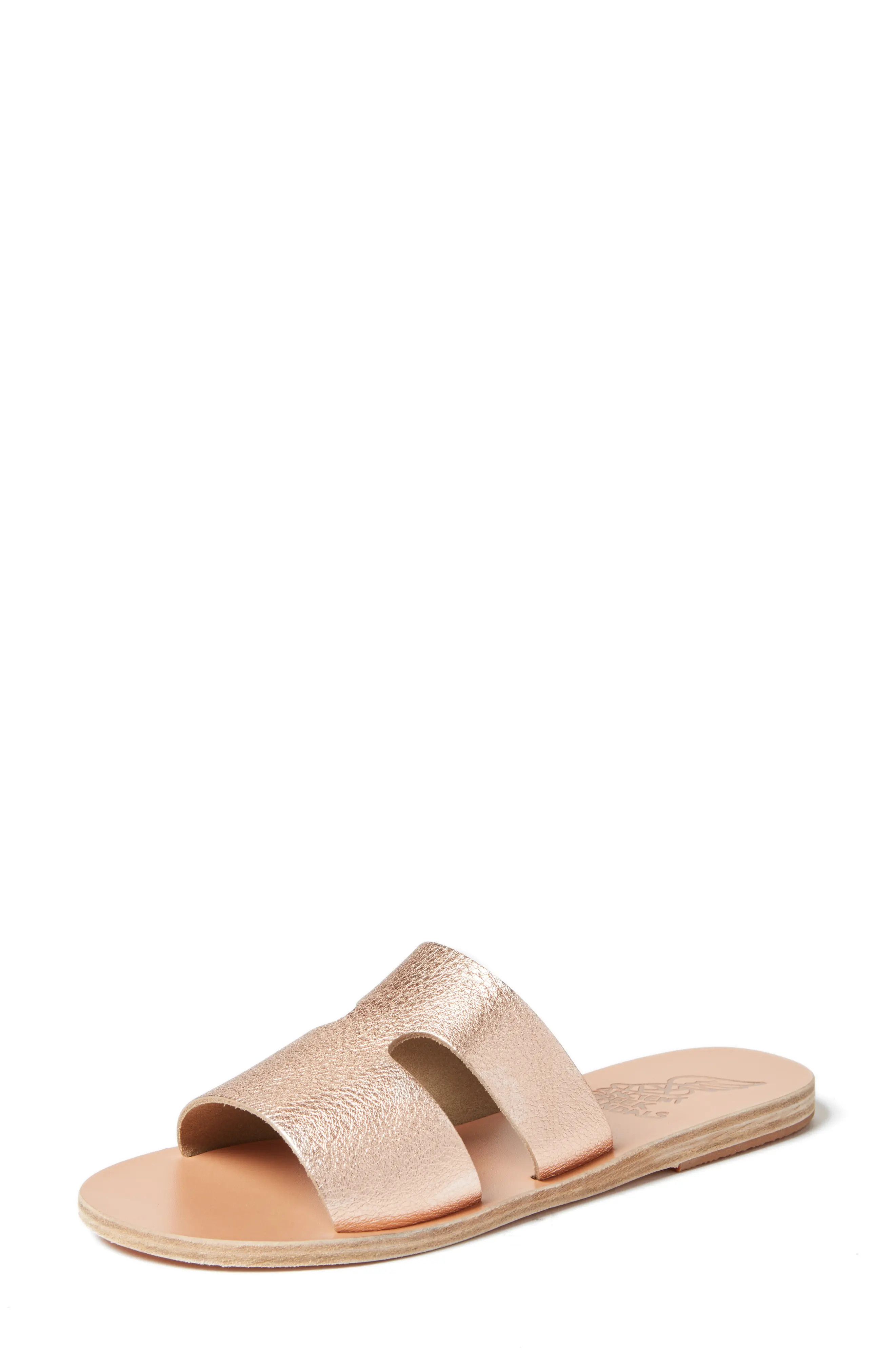 Women's Ancient Greek Sandals Apteros Slide Sandal, Size 11US / 41EU - Pink | Nordstrom