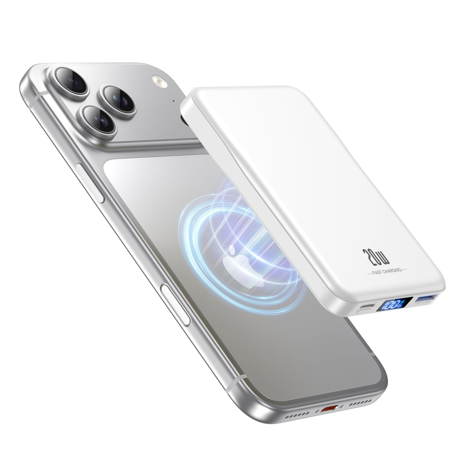 Magnetic Portable Charger, 10000mAh for Magsafe Battery Pack, 20W Fast Charging Power Bank, Trave... | Amazon (US)