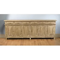 Loon Peak® Gything 95" Wide 6 Drawer Mango Wood Sideboard | Wayfair | Wayfair North America