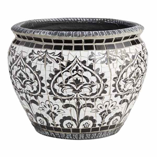 Black & White Mosaic Outdoor Planter, Large




	
		
		
			
				4.9
			
			
				(
				10
				) | At Home