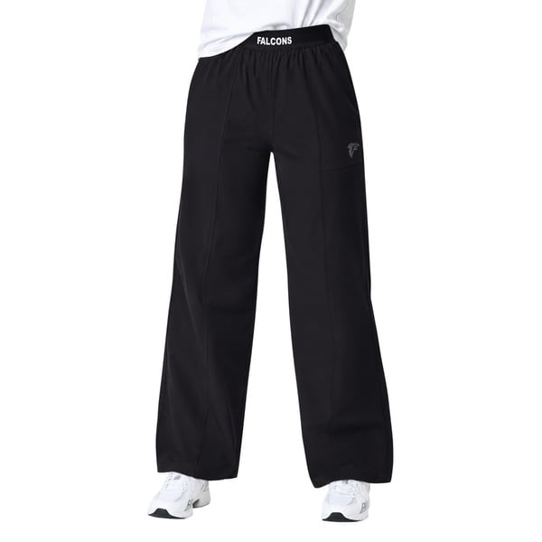 Atlanta Falcons Starter Women's Athleisure Wide-Leg Trousers - Black | Fanatics