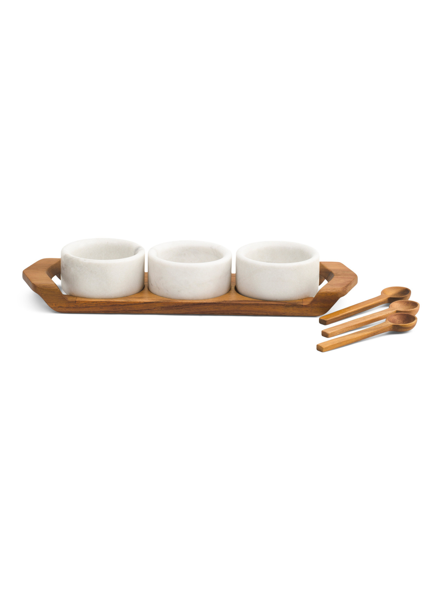 Chevron Condiment Bowls With Spoons And Tray Set | Kitchen & Dining Room | Marshalls | Marshalls