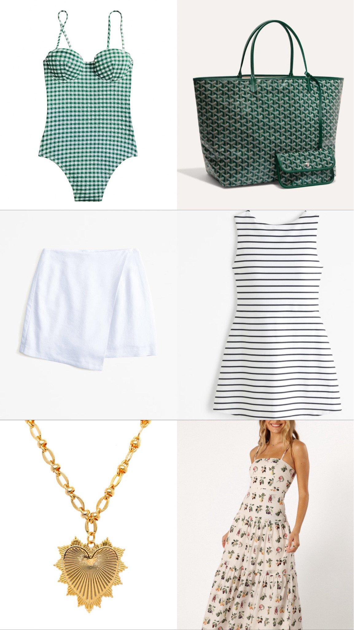 Summer new arrivals / JCrew / Goyard dupe / designer dupe / Abercrombie / tennis dress / linen skirt / gold heart necklace / drop waist dress / target style / swimsuit / travel outfit / summer dress 

#LTKFindsUnder50 #LTKFindsUnder100 #LTKStyleTip