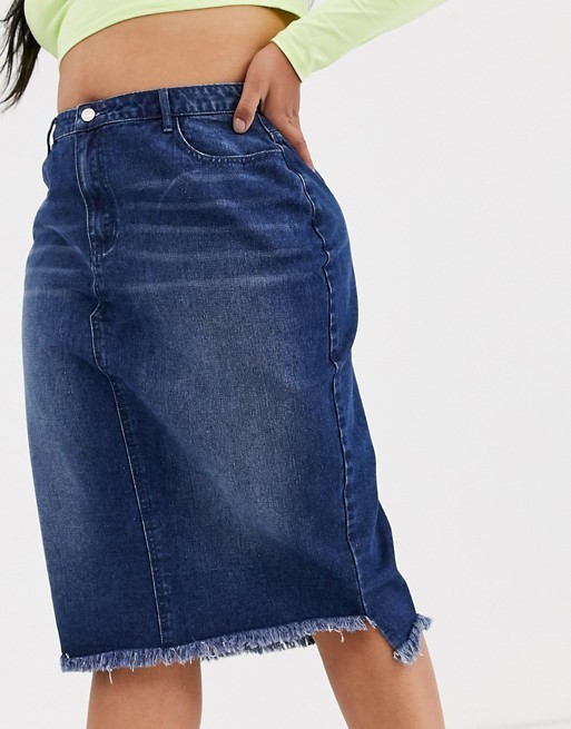 Missguided Plus – Jeans-Midirock | ASOS DE