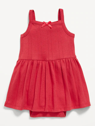 Pointelle-Knit Bodysuit Dress for Baby | Old Navy (US)
