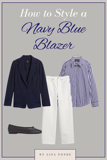 Navy blue blazer summer outfit

#LTKSeasonal