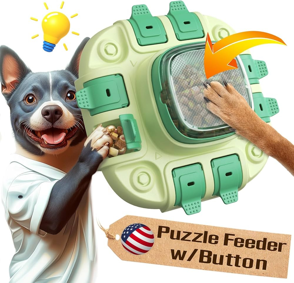 KADTC 2 Levels of Challenge Dog Puzzle Toy for Small/Medium/Large Dogs Treat Puzzles Feeder Food ... | Amazon (US)