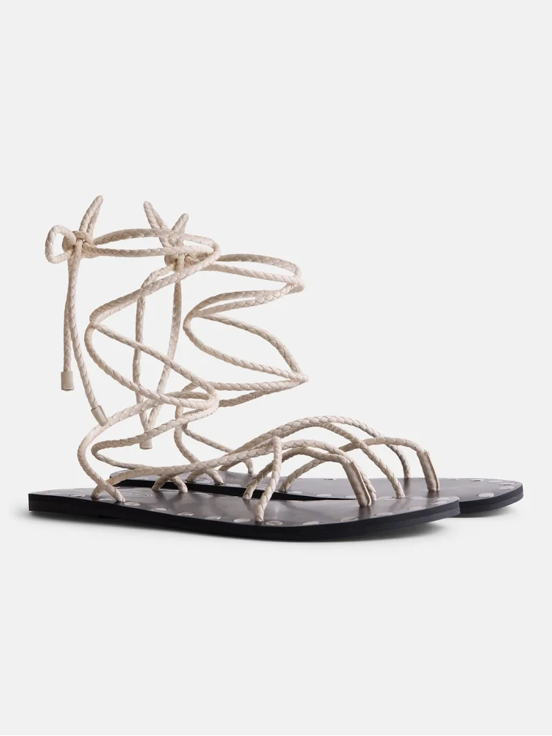 Scoop Women's Ankle Wrap Sandals | Walmart (US)