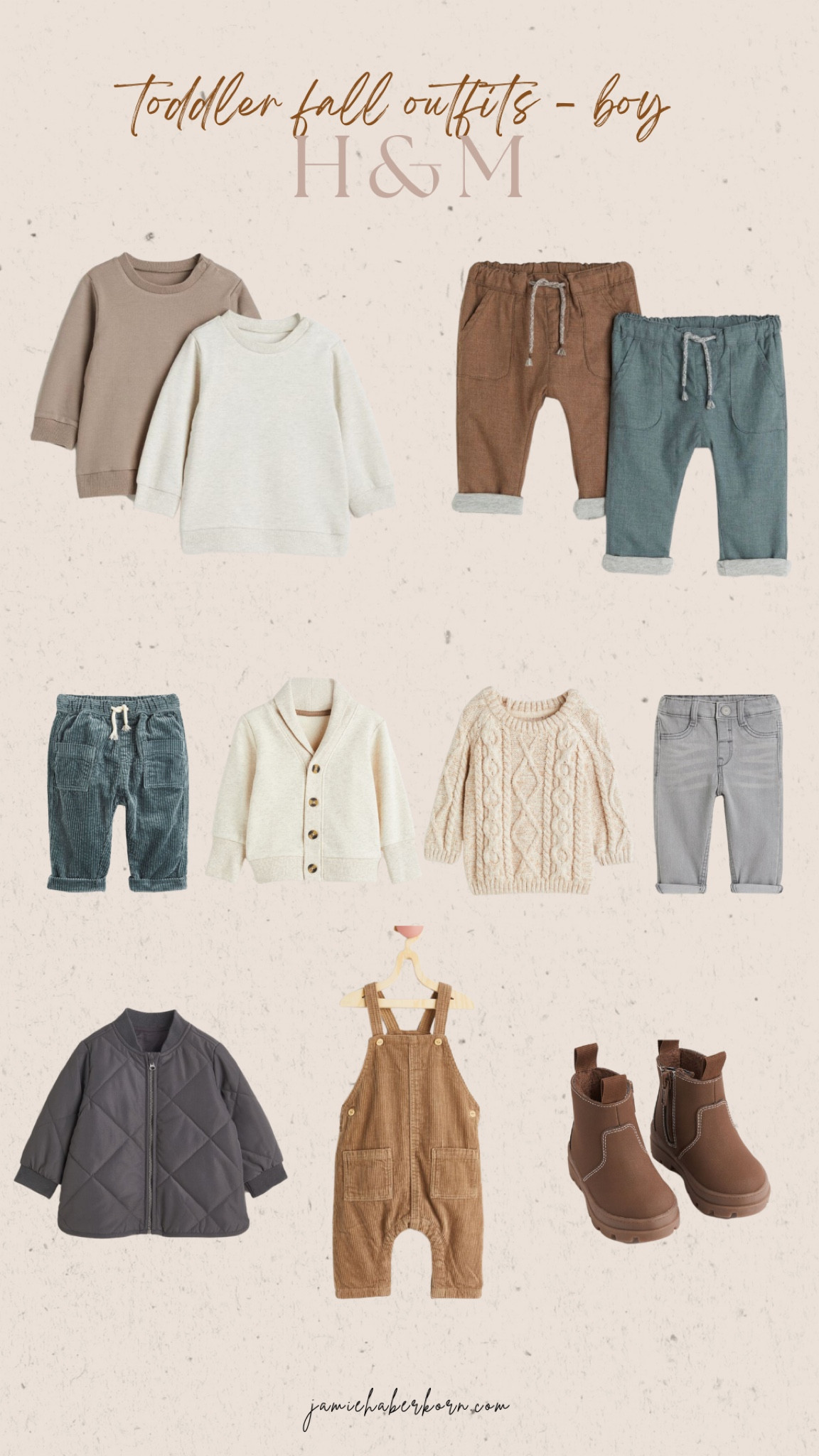 Toddler fall outfit ideas - boy


#toddlerstyle #boyoutfitideas #toddlerfalloutfit #babyboyootd #h&mkids #boysfallstyle 

#LTKkids #LTKfamily #LTKunder50