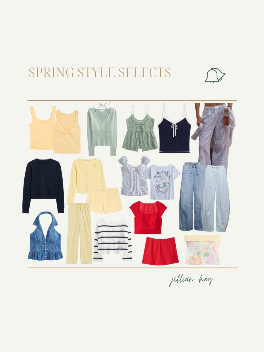 Spring pieces I’d like to add to my capsule wardrobe! ✨🌼

From Old Navy, Abercrombie, Gap, and Hollister 

Ig: @jkyinthesky & @jillianybarra

#spring #springstyle #springfashion #dailystyle #styleinspo #springwardrobe #springaesthetic #summerstyle #styleinspo #capsulewardrobe #butteryellow #cornflowerblue #springcolors #summercolors #aestheticstyle #everydaystyle 

#LTKFindsUnder100 #LTKSpringSale #LTKStyleTip