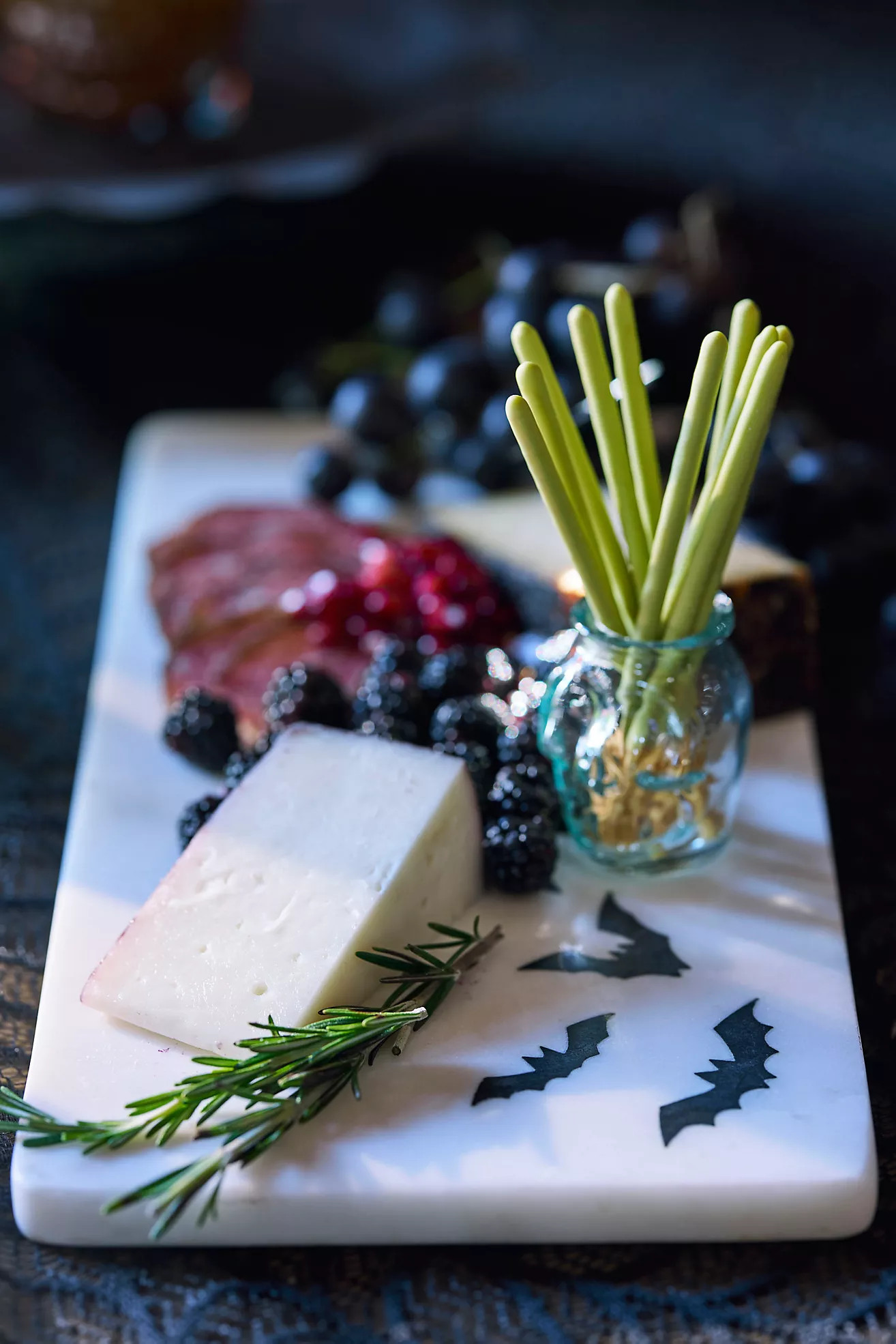 Bat Flock Marble Serving Board | Anthropologie (US)