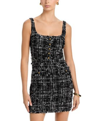 Valli Square Neck Mini Dress | Bloomingdale's (US)