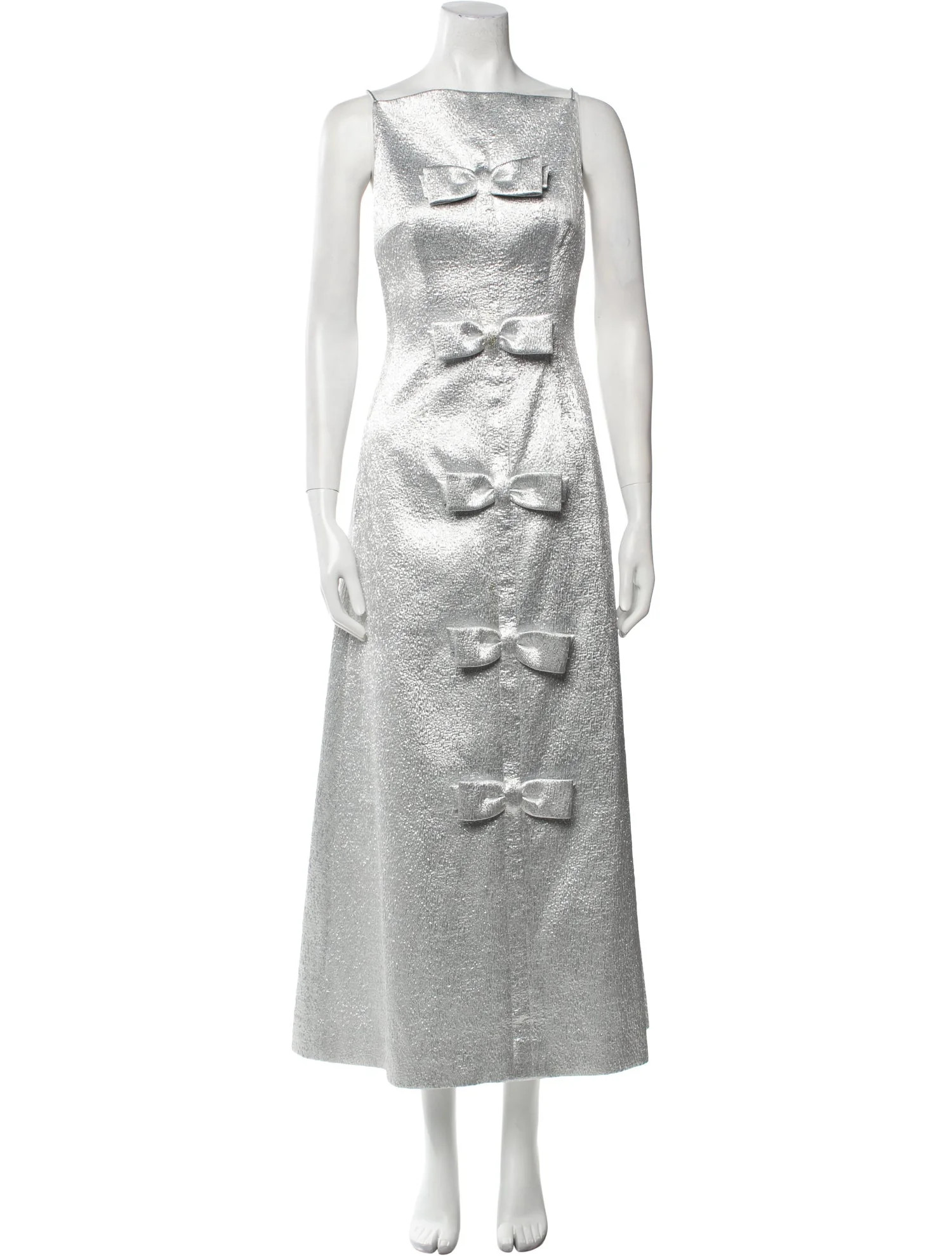 Bateau Neckline Long Dress | The RealReal