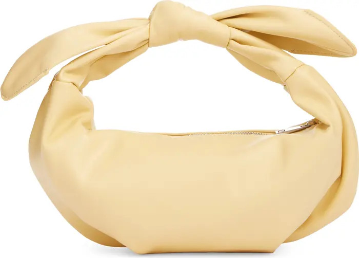 Sameena Bow Knot Faux Leather Shoulder Bag | Nordstrom