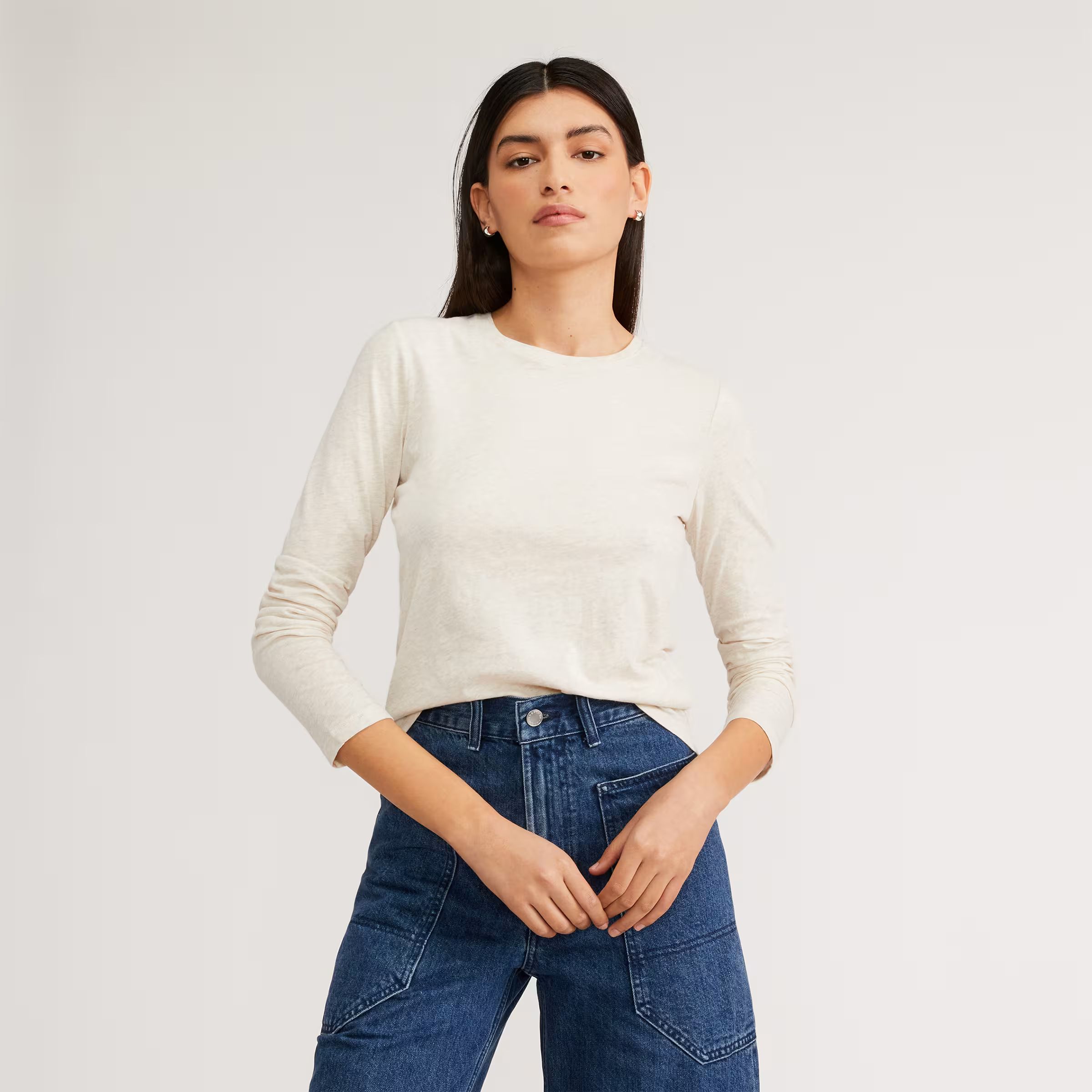 The Organic Cotton Long-Sleeve Crew | Everlane