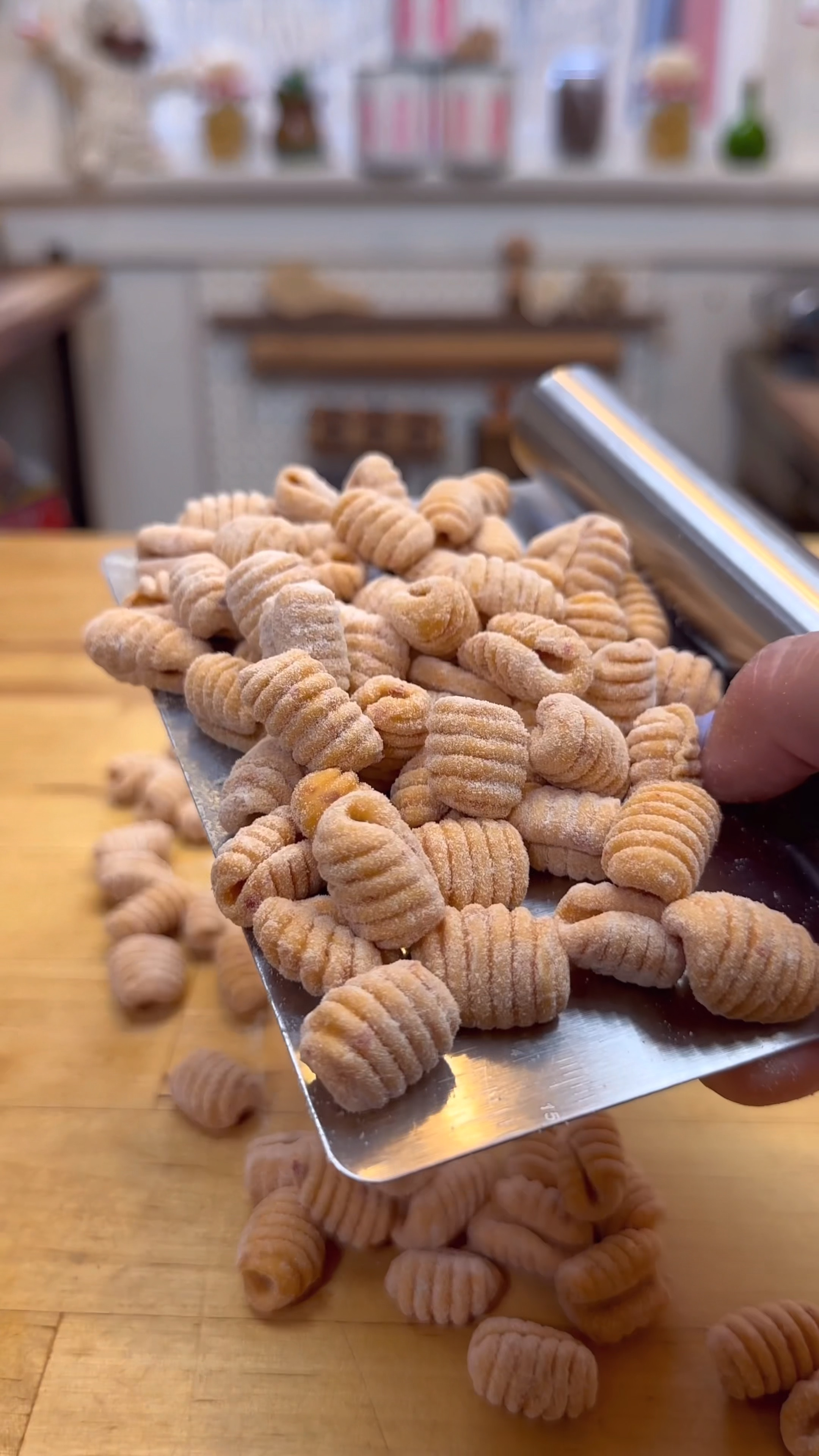Making orange Cavatelli using Aleppo pepper for the holiday 🎃 

#LTKVideo #LTKSeasonal #LTKHome