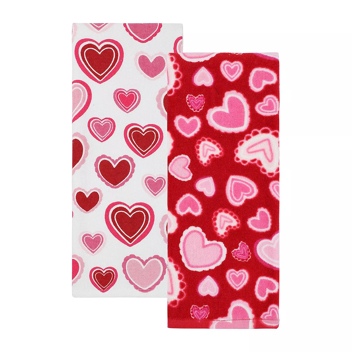Celebrate Together™ Valentine's Day Confetti Hearts 2-pc. Kitchen Towel Set | Kohl's