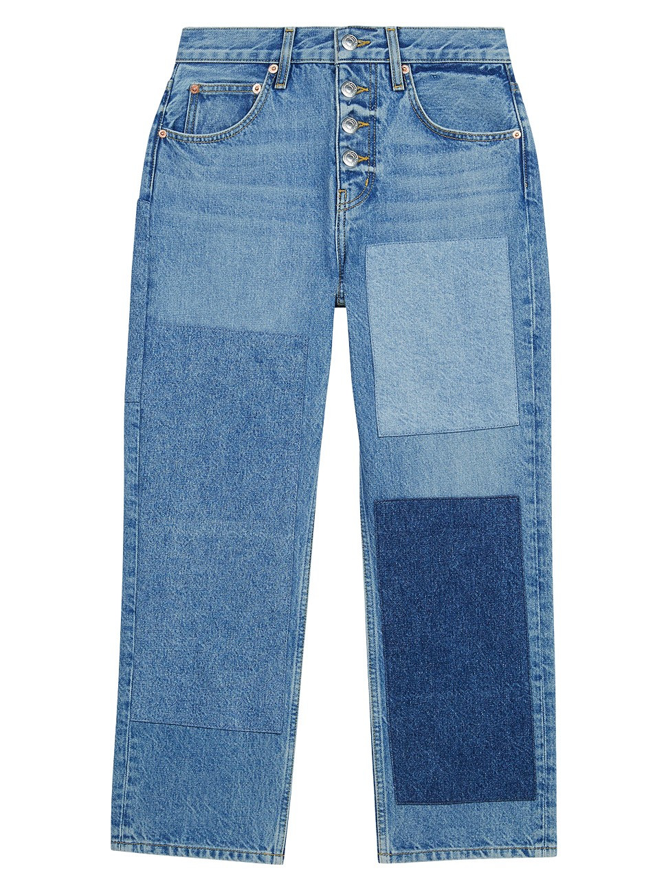Women's Patchou Straight Leg Jeans - Blue - Size 2 | Saks Fifth Avenue