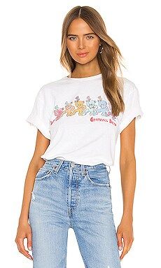 Junk Food Rainbow Bears Tee in White from Revolve.com | Revolve Clothing (Global)