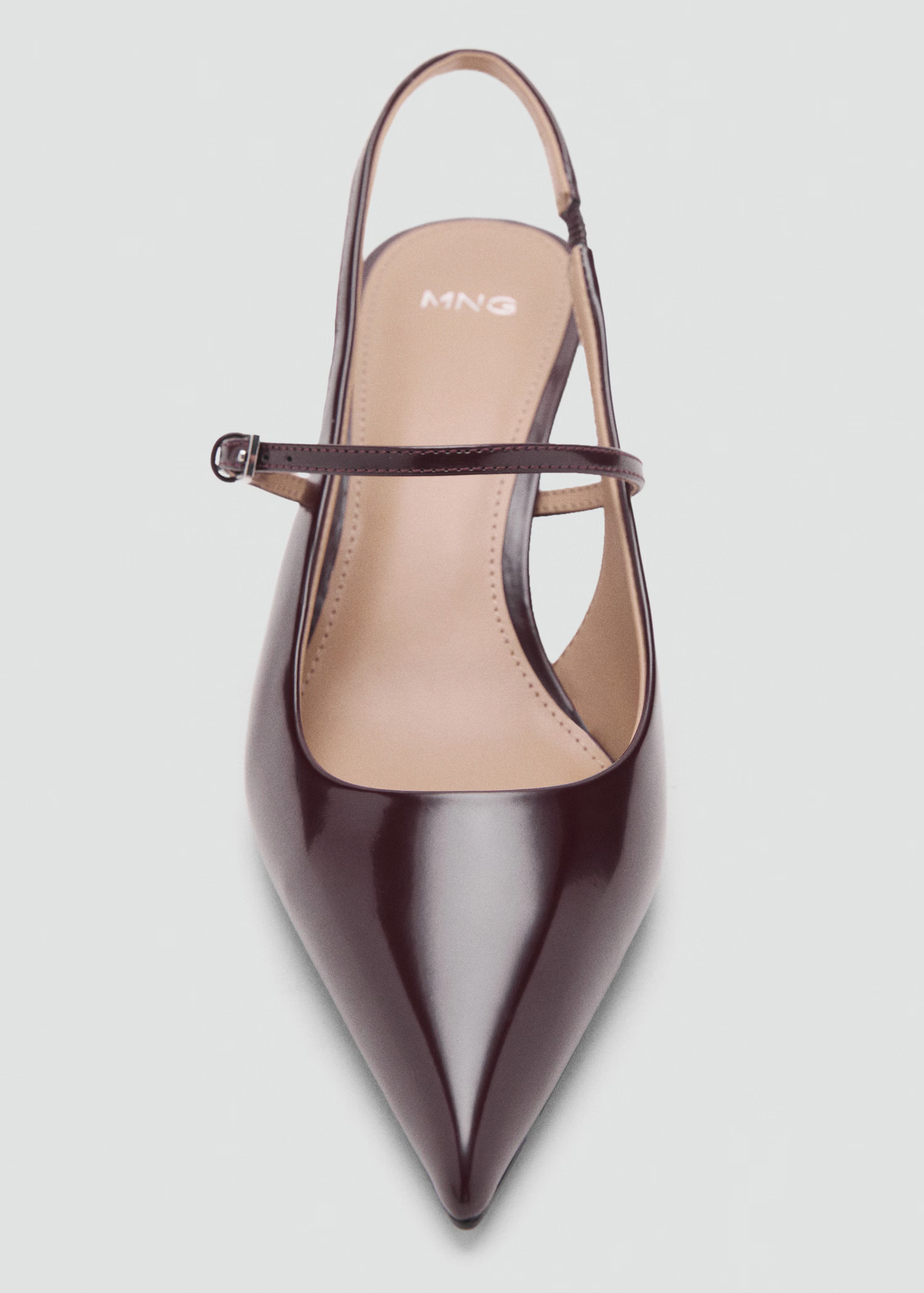 Kitten-heel patent leather shoes | Mango (US/MX/AU)