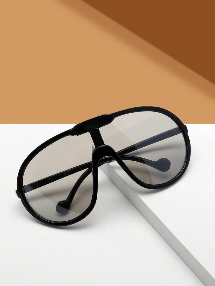 1pair Women Oversized Fashion Sunglasses, For Decoration Street Shades Beach Accessories | SHEIN