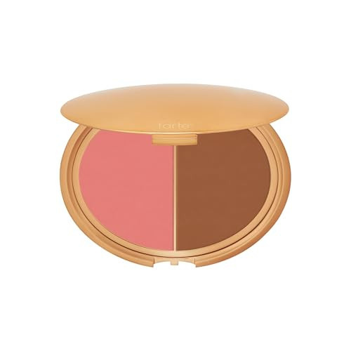 tarte park ave princess cream cheek duo – Blush & Bronzer Duo with Buildable Waterproof Cheek Tint Infused with Coconut, Vitamin E & Guava Seed, Vegan & Cruelty-Free, full size, medium to tan | Amazon (US)