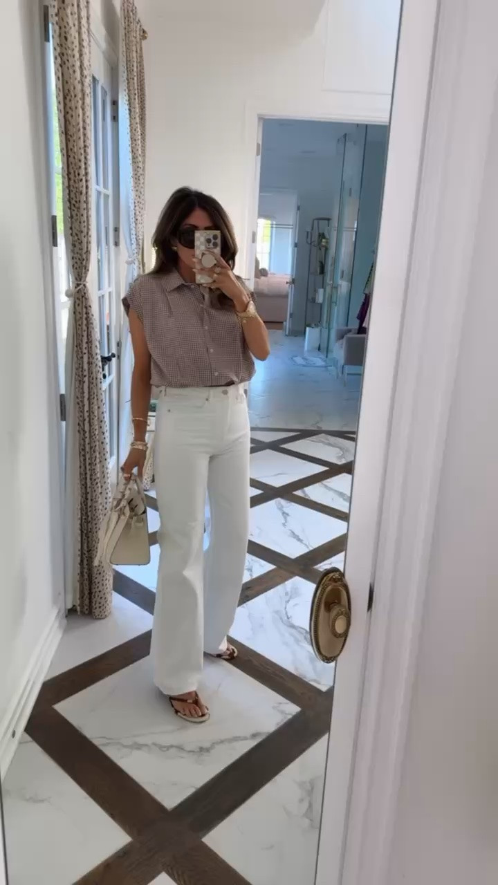 Wearing a small in this gingham top and 29/ US 8 in jeans! 

Zara fashion, Zara finds, White jeans, High waisted jeans, Gingham, Summer outfits, Graduation guest outfits, Business casual workwear, Work outfits, Gemme Beauty, Emily Gemma

#LTKootd #LTKWorkwear #LTKmomlife