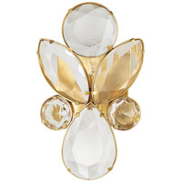 Click for more info about Kate Spade New York for Visual Comfort Signature Lloyd Small Jeweled Sconce in Soft Brass with Cl...