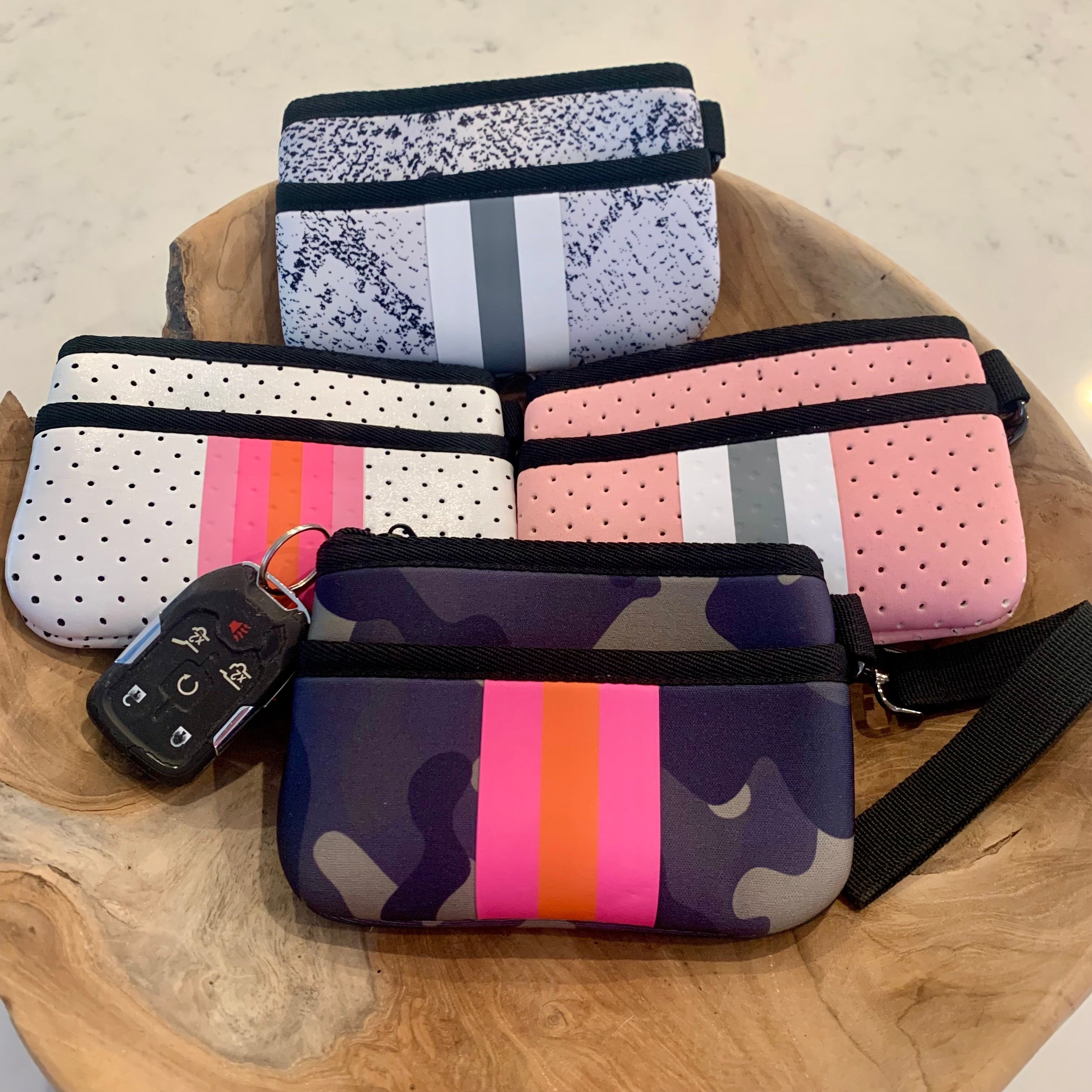 Neoprene Key Purse | Threaded Pear