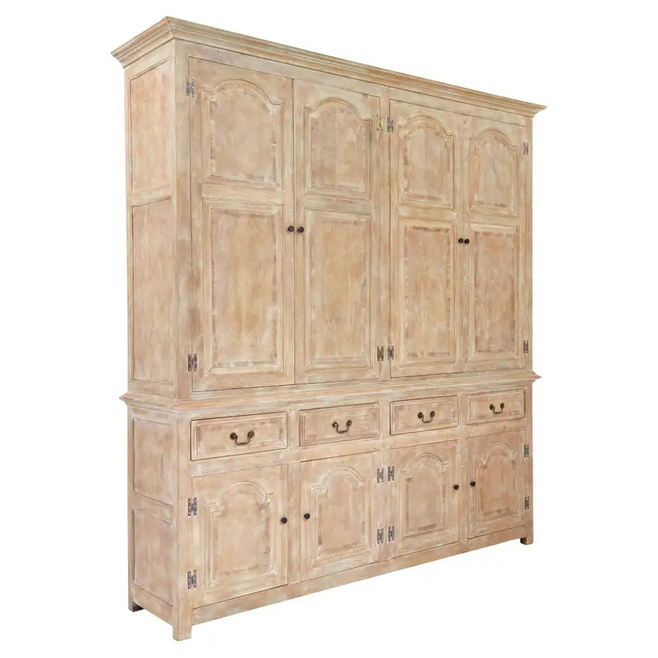 English made solid oak housekeepers cupboard | 1stDibs