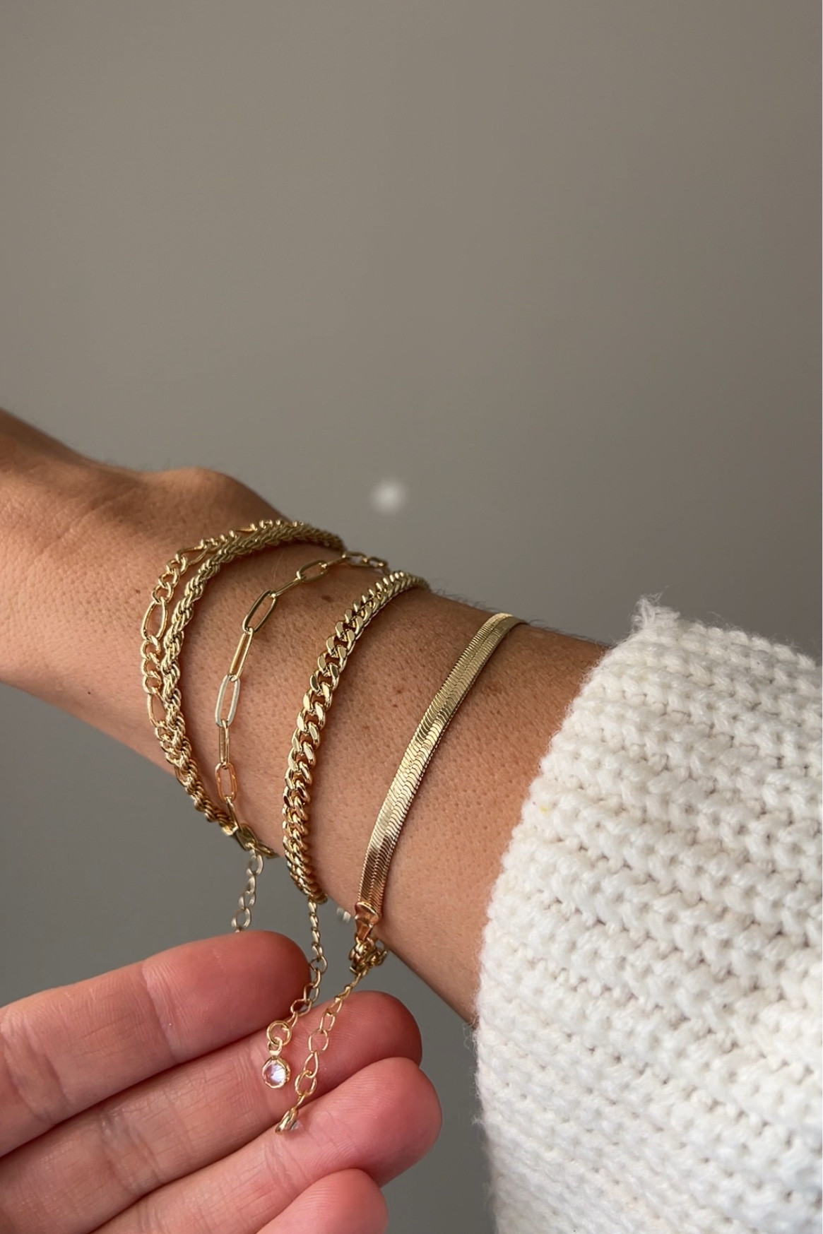 LOVE this bracelet set! It’s waterproof and comes in a set of 5.

#bracelet #goldbracelets #jewelry #accessories 

#LTKSaleAlert #LTKGiftGuide #LTKFindsUnder50