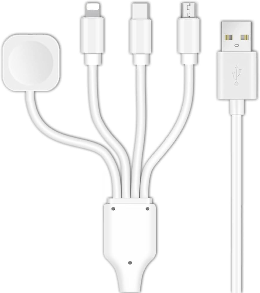 4 in 1 Watch Charger Multi USB Magnetic Charging Cable Portable Wireless Charger Cord Compatible ... | Amazon (US)