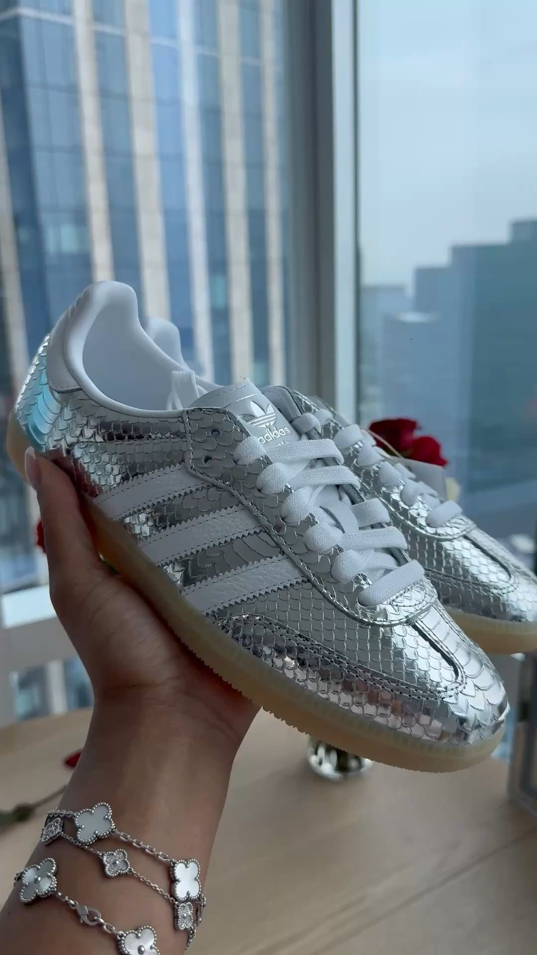 Silver snakeskin sambas? Perfect for your pastel spring outfits! Just too good, like literally obsessed! Style with your favorite pastel set or jeans and literally any top 


#LTKootd #LTKdayinmylife #LTKMothersDay
