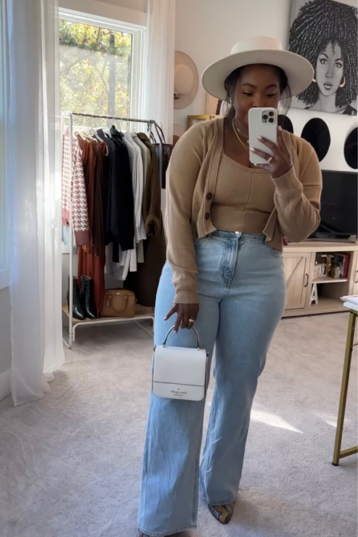 I just really loved this outfit. Fedora and jewelry from shoplivinfearless.com 

#LTKunder100 #LTKstyletip #LTKcurves