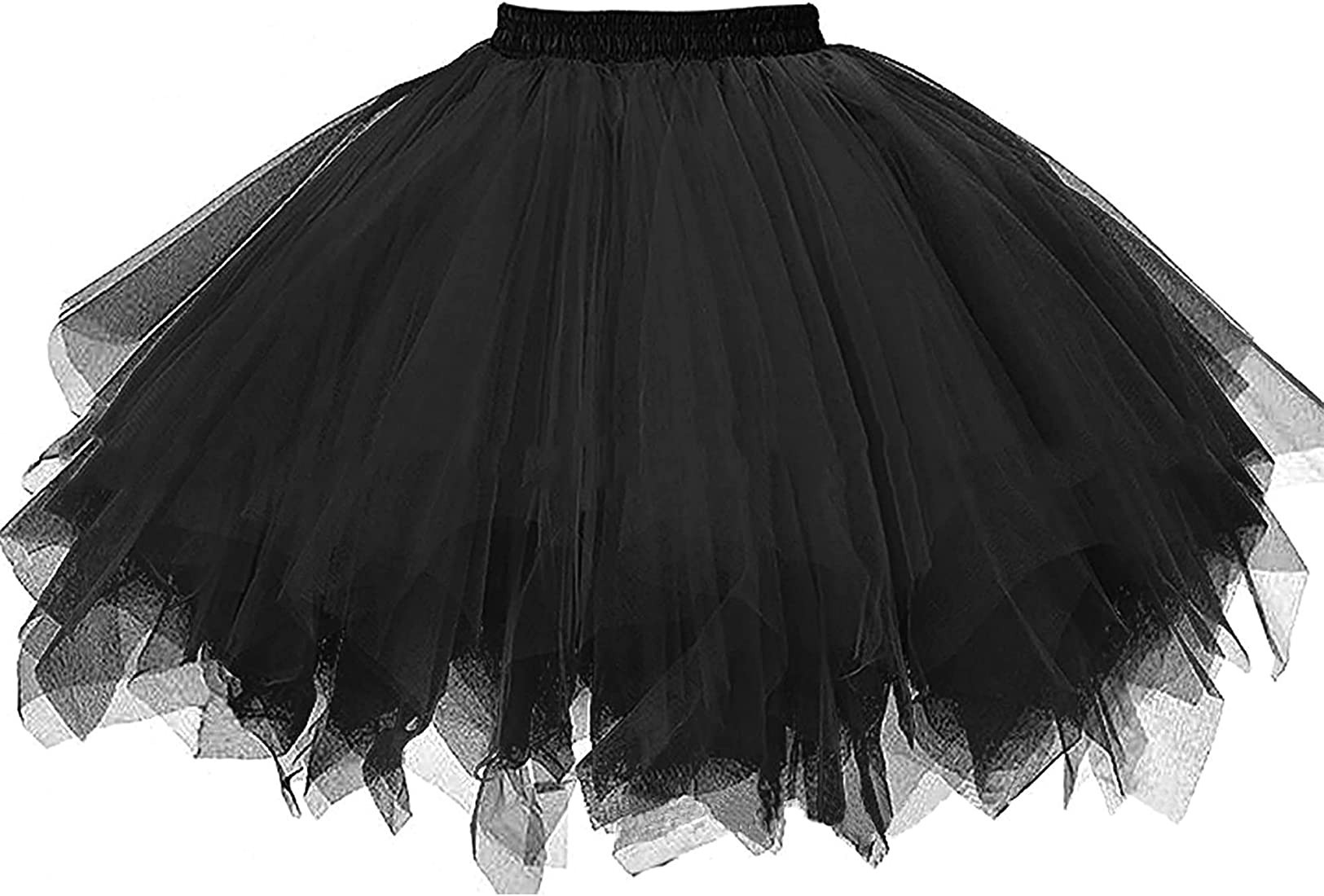 Ayliss Women's Tutu Skirt 1950s Short Vintage Petticoats Bubble Ballet Skirt Tutu Tulle Halloween... | Amazon (US)