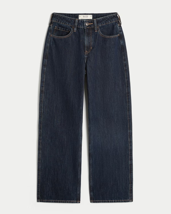 High-Rise Baggy Jeans | Hollister (US)