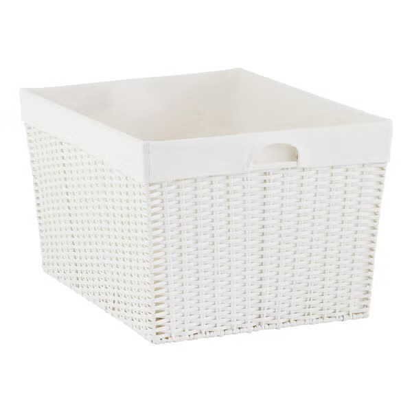 Montauk Rectangular Laundry Basket | The Container Store