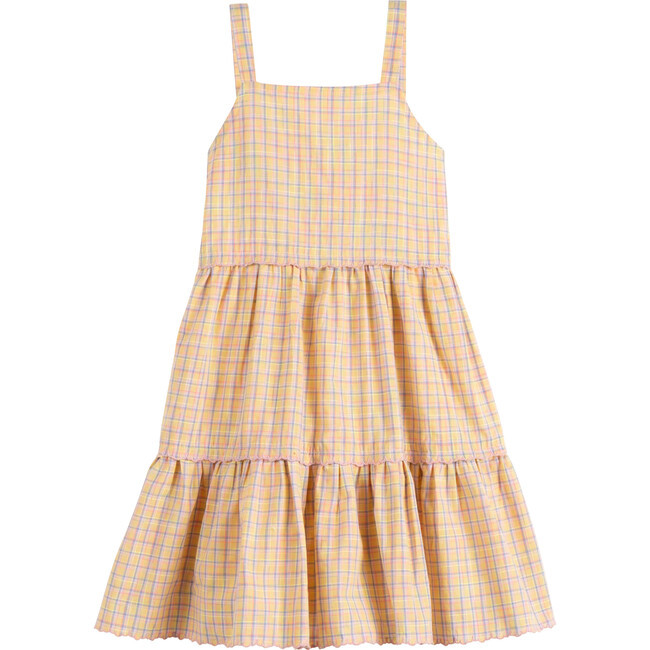 Rose Dress, Lemon Plaid Seersucker - Maison Me Dresses | Maisonette | Maisonette