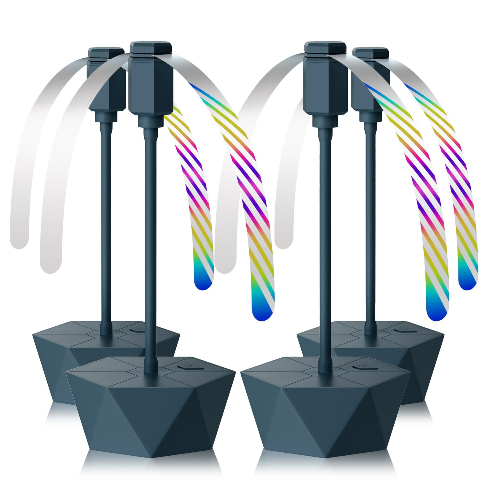 Portable Battery Powered Fly Fans for Tables Up to 15 Hours Working Time, 4-Pack Indoor Outdoor F... | Amazon (US)