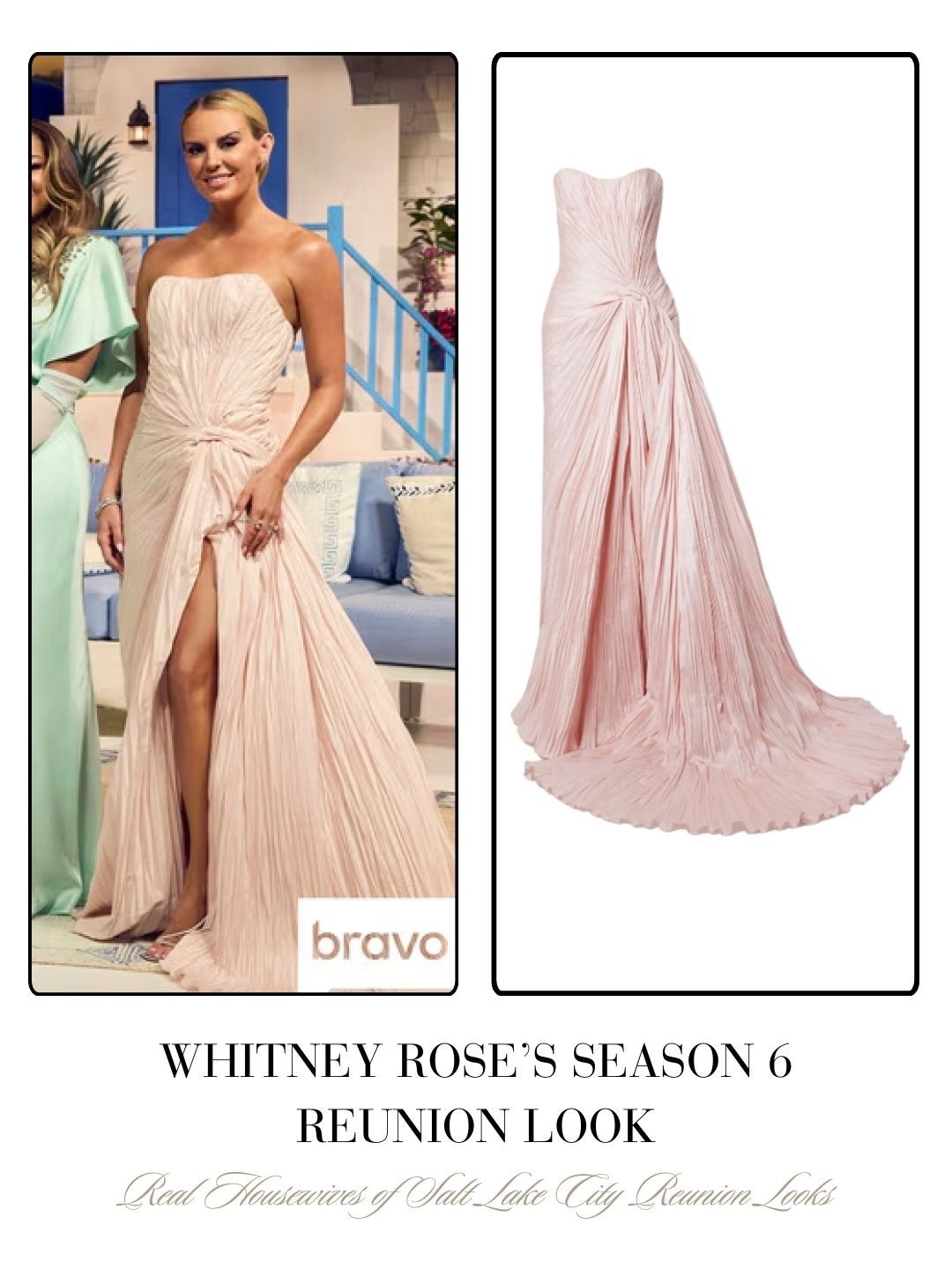 Whitney Rose’s Real Housewives of Salt Lake City Pink Season 6 Reunion Dress
