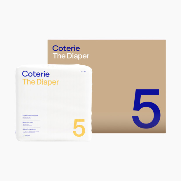 Coterie Ultra Soft Diapers, Monthly Supply Size 5/132 Count | Babylist