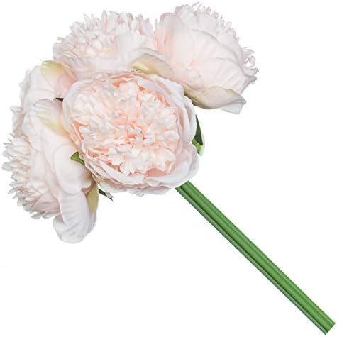 Royal Imports Artificial Peony Flowers, Silk Peonies, Use in Floral Arrangements, Bouquets, Wreat... | Amazon (US)