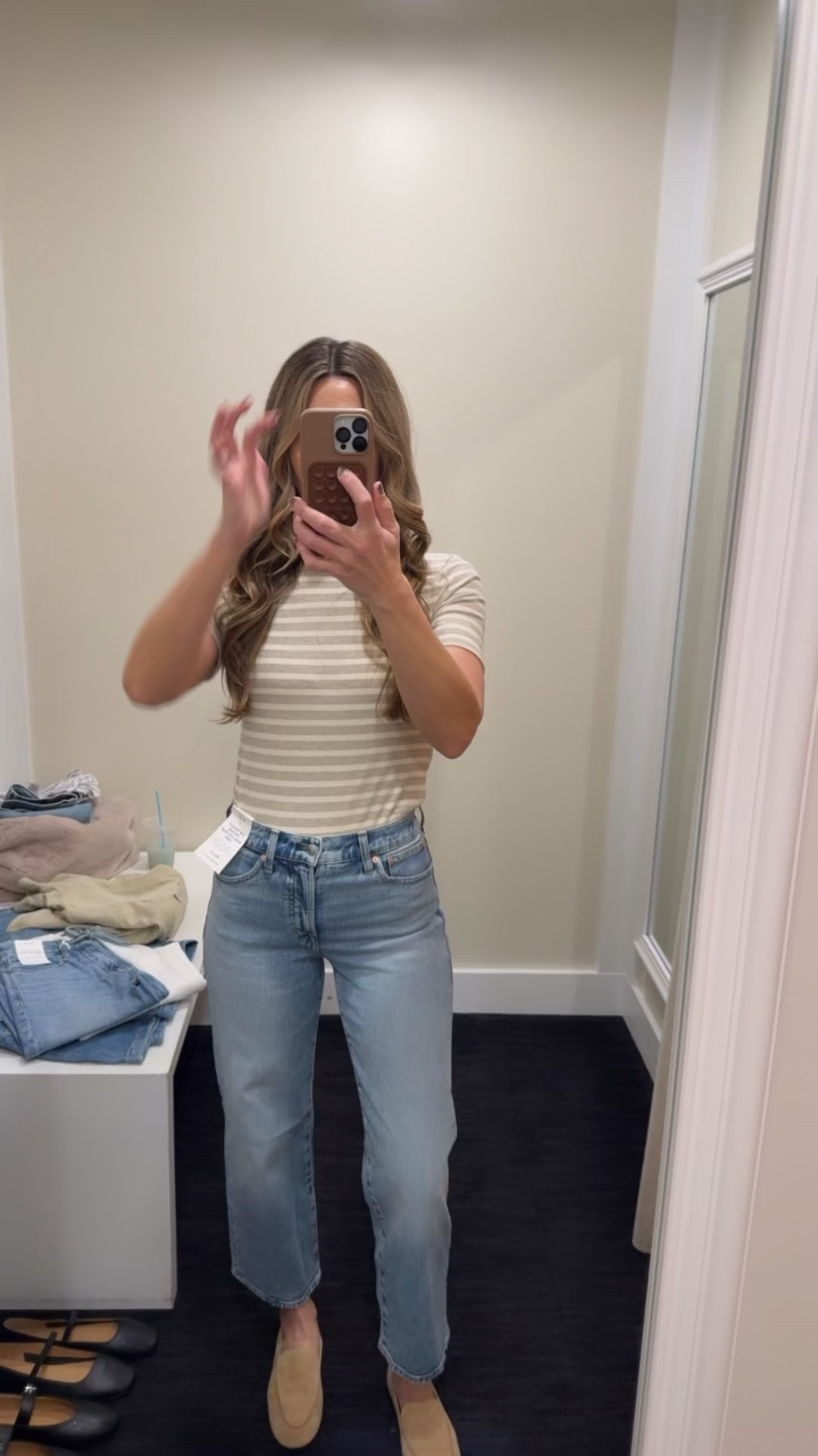 Madewell denim try on haul 👖  🩶 💙🛍️ outfits, Date night outfits, vacation outfits , cardigans, jeans
SALE- choose 3 tees and get 25% off
Tee medium
Jeans 25
Loafers 8
@Madewell 

#LTKSaleAlert #LTKSeasonal #LTKvlog