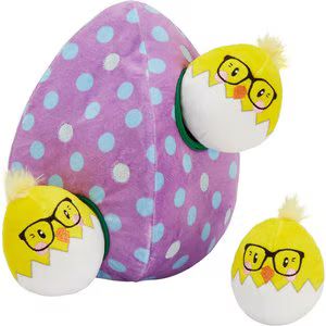 Frisco Spring Easter Egg Hide & Seek Plush Squeaky Dog Toy, Medium | Chewy.com