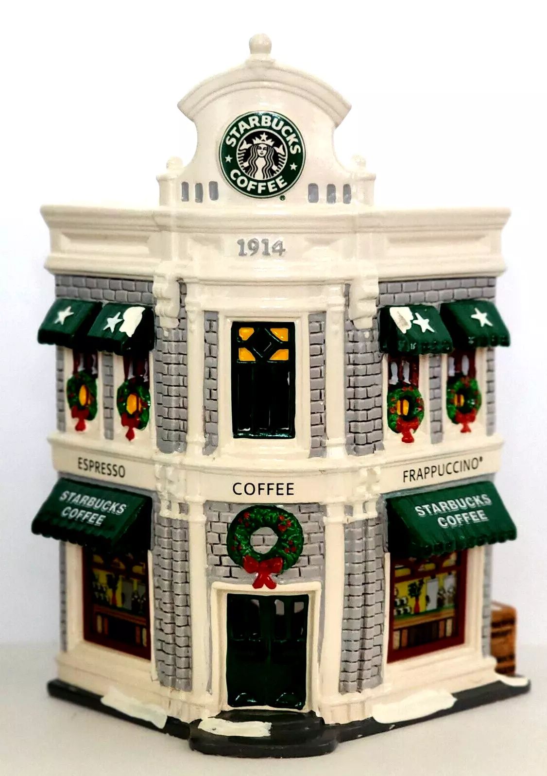Starbucks Coffee #54859 &amp; Starbucks Coffee Cart #54870 Dept 56 Snow Village  | eBay | eBay US