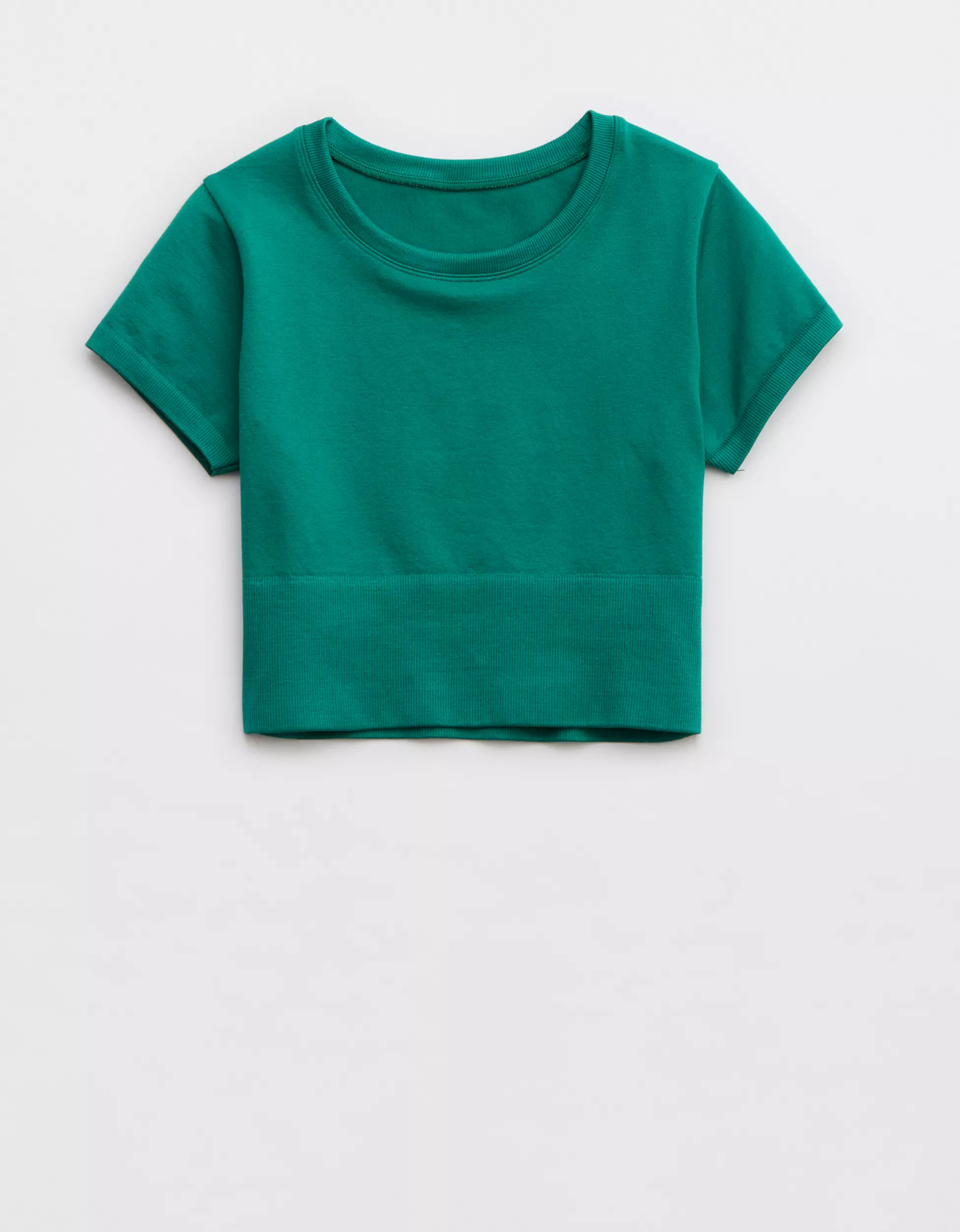 OFFLINE By Aerie Sidewalk Seamless Cropped T-Shirt | Aerie