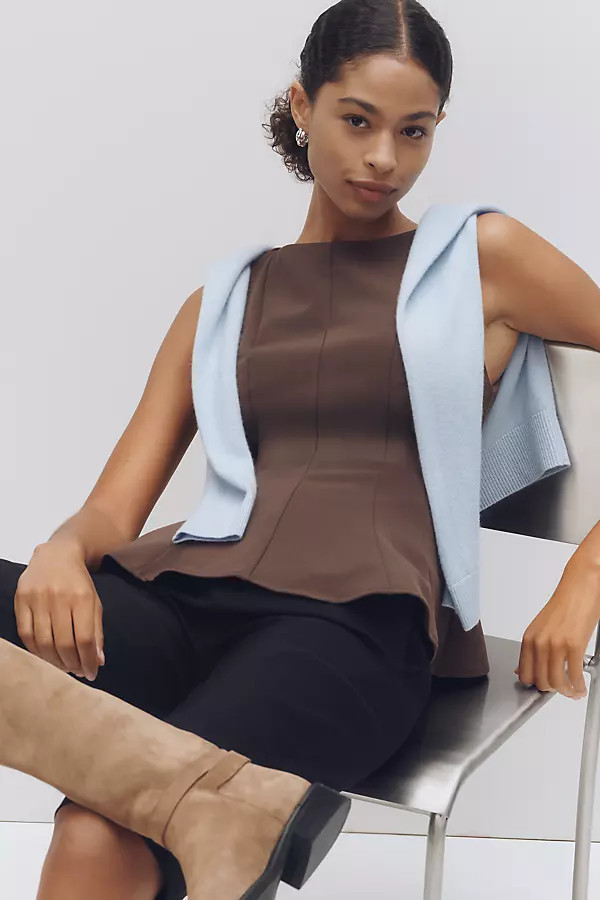 Sleeveless Waisted Top | Anthropologie (US)