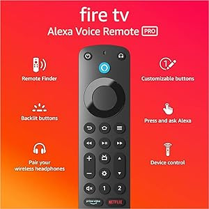Introducing Alexa Voice Remote Pro, includes remote finder, TV controls, backlit buttons, require... | Amazon (US)