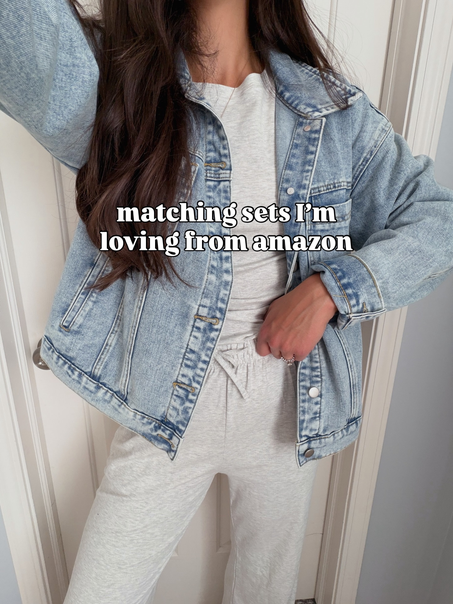 We love a matching set!!!✨ comment SET for links! #outfitinspo #matchingset #outfitideas #springfashion