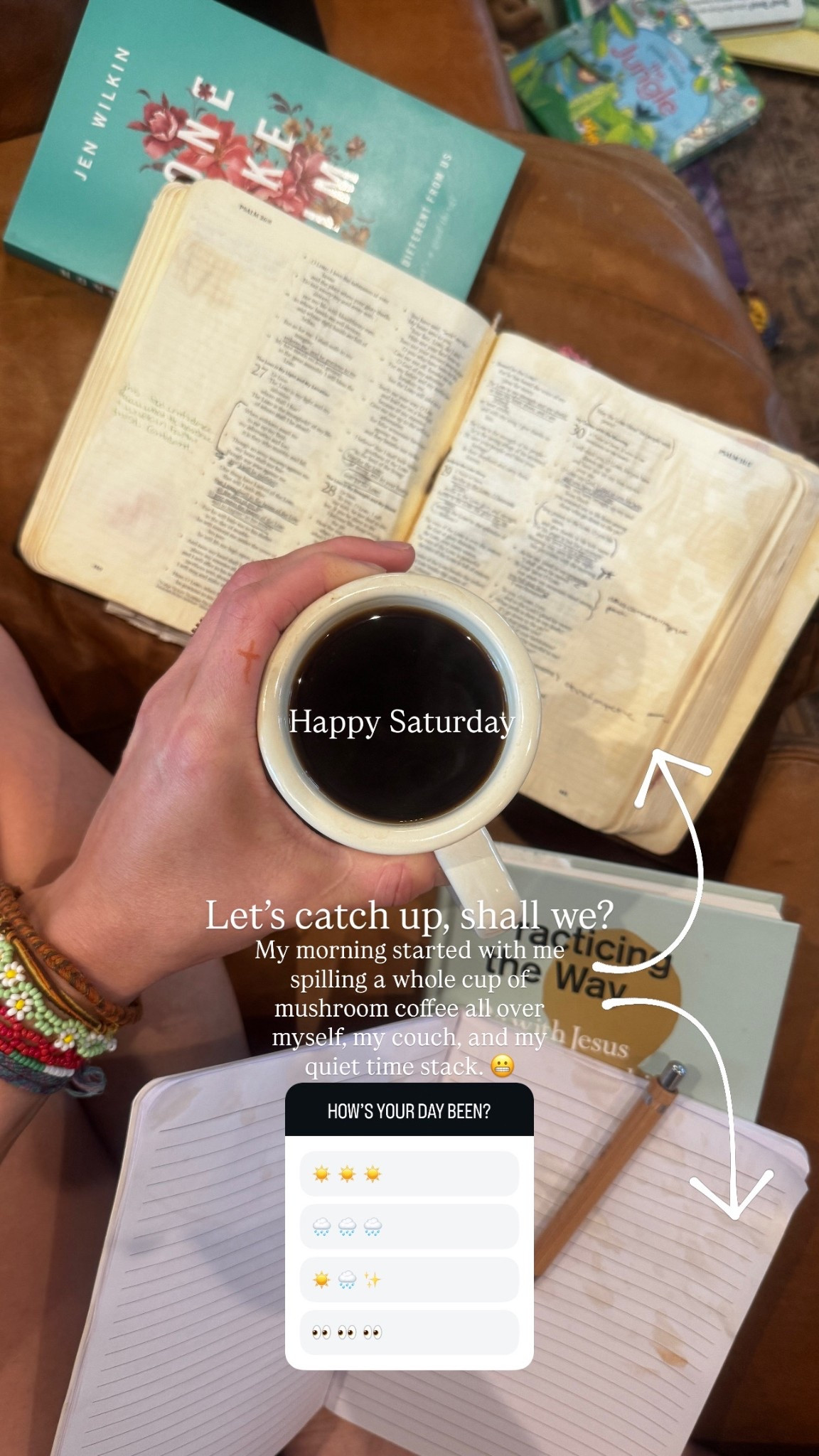 Morning time is my favorite time. Even when my coffee spills all over me.

#LTKdayinmylife #LTKmomlife #LTKmorningroutine